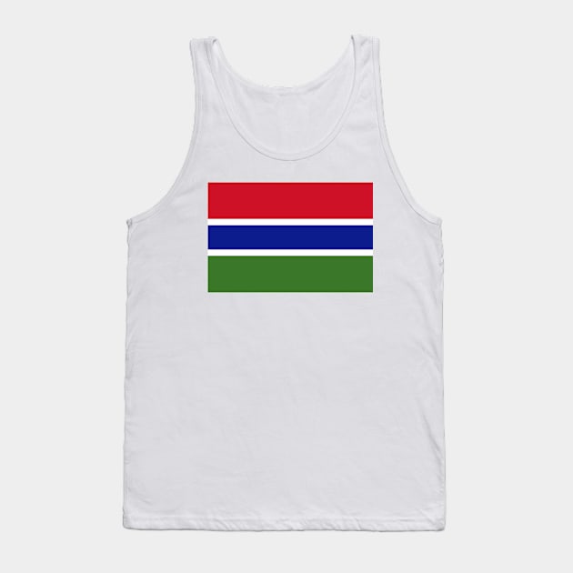 Flag of Gambia Tank Top by COUNTRY FLAGS